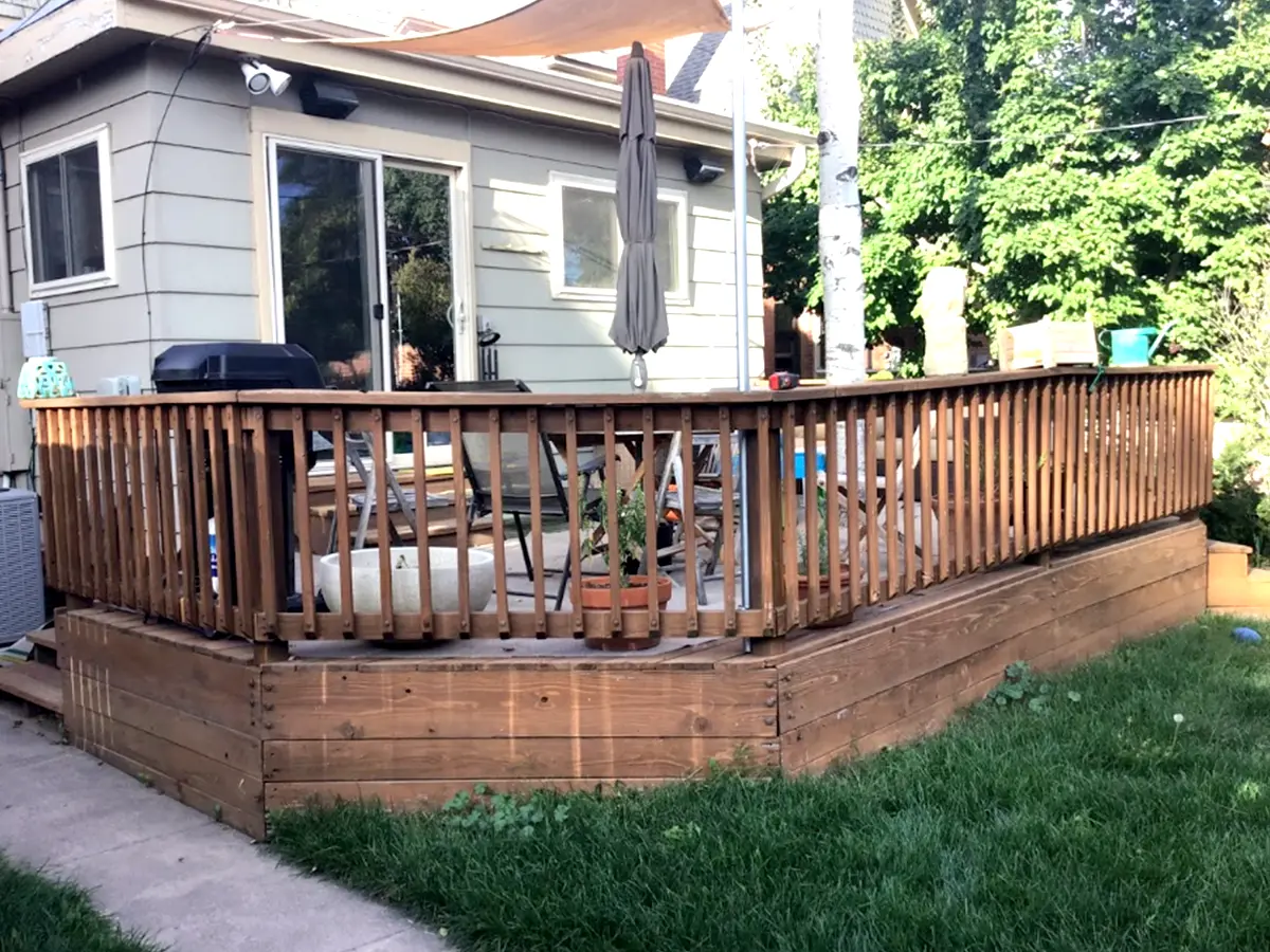 Deck Construction shown before installation