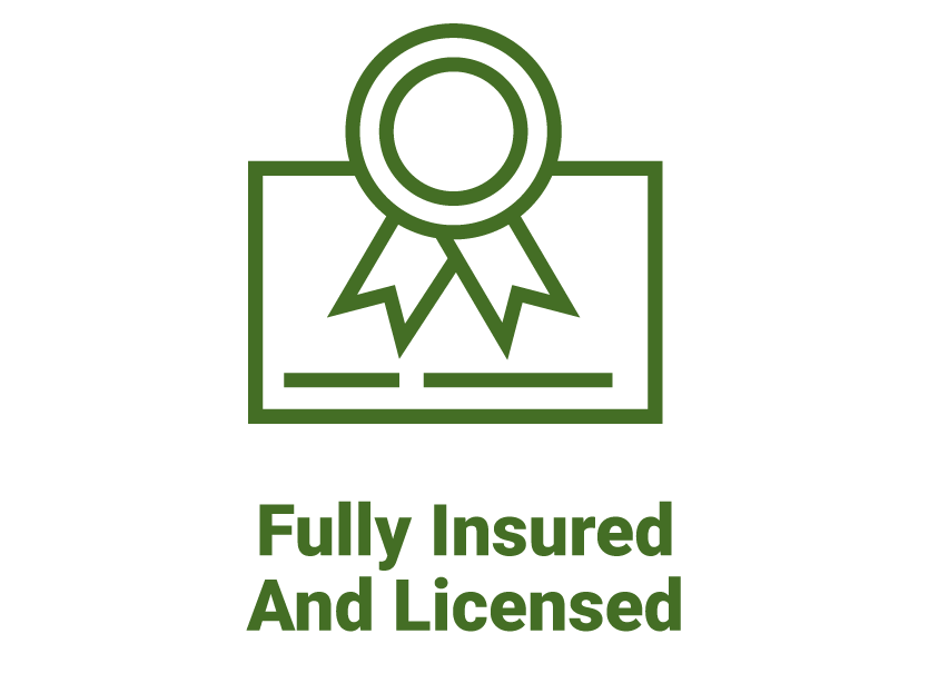 fully insured logo for Land Designs by Colton