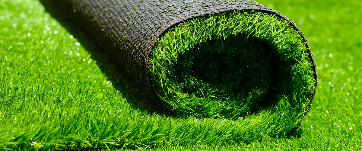 Artificial turf as part of a xeriscaping cost in Denver