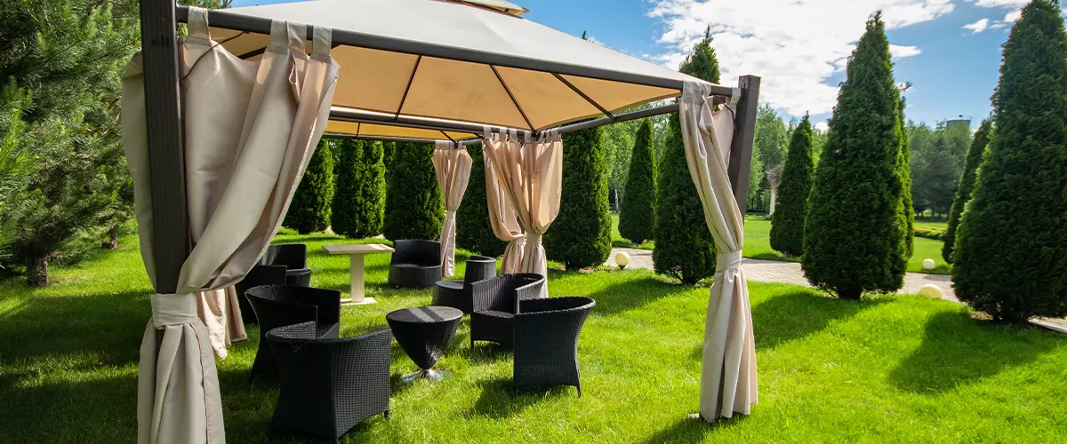 large elegant gazebo in colorado denver