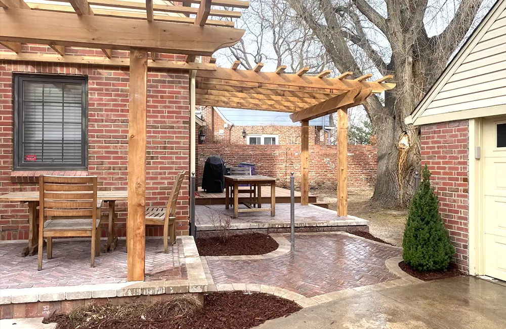 paver patio installed by LDBC in Colorado