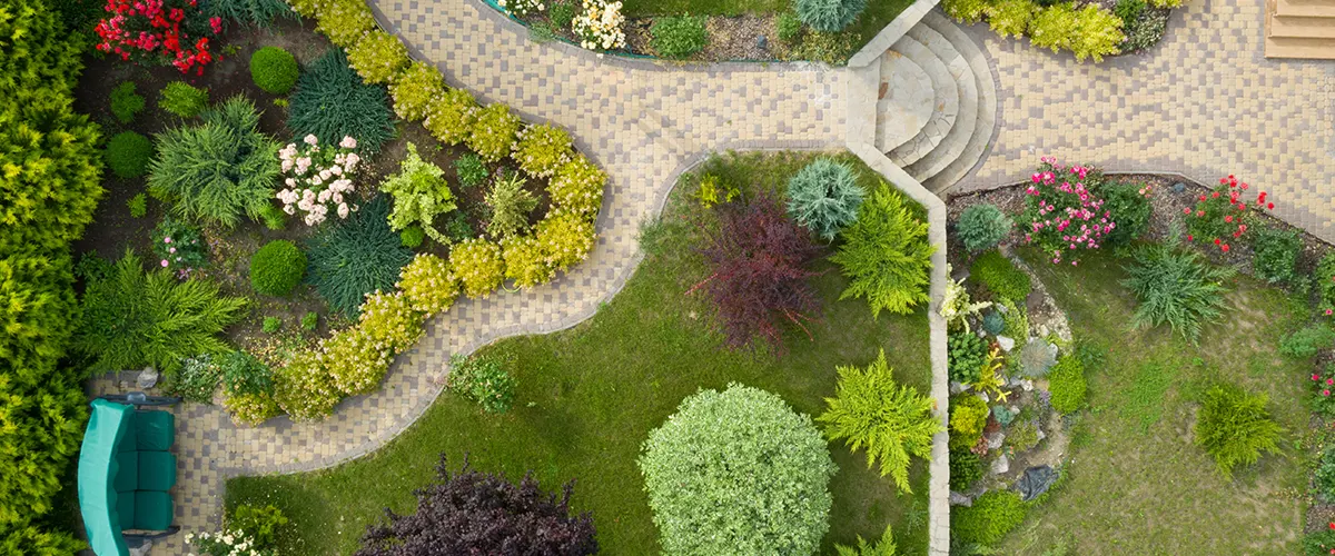 landscape design from above