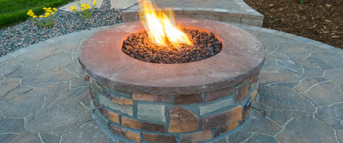 stone fire pit material