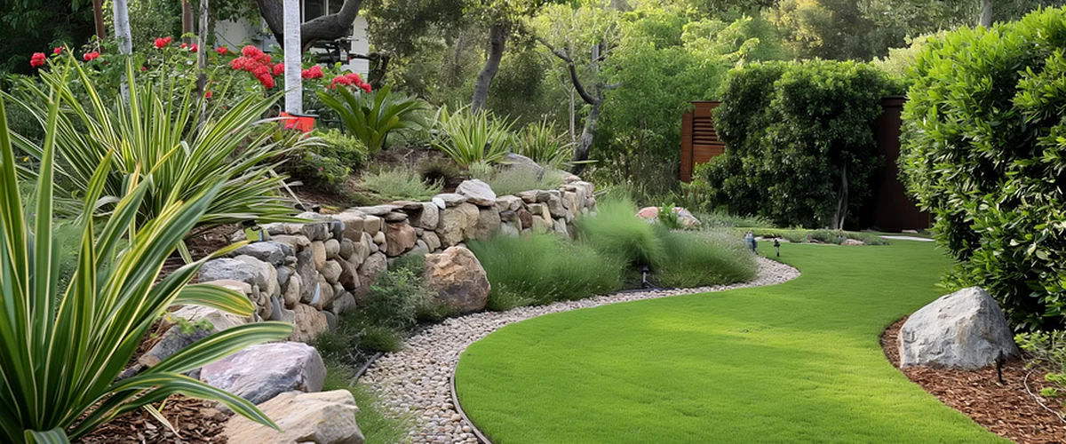 landscape architect belcaro denver co landscaping hardscaping professional landscape design features a lush garden with vibrant green lawn expertly arranged stone retaining wall and colorful