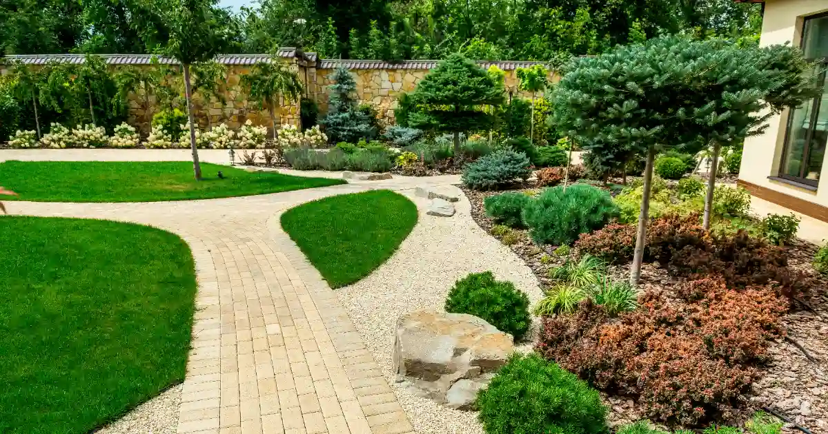 a beautifully designed residential garden